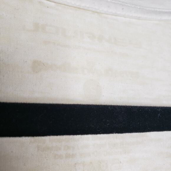 Journey| Scarab White Faded Burnout Tee - Picture 3 of 13